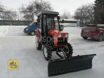 Минитрактор Уралец 254 с кабиной КПП с реверсом